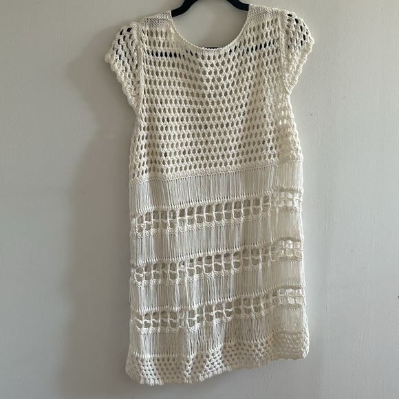 Crochet SAINT LAURENT dress missing slip -M - Picture 2 of 4